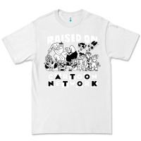 White raised on cartoon network Premium Tee - artisFamous