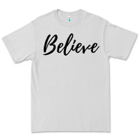Dove Grey believe Premium Tee - artisFamous
