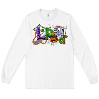 White Halloween LPN Licensed Practical Nurse Long Sleeve Tee - LillyAllenDesigns