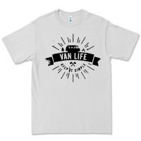 Dove Grey camper vintage retro Premium Tee - artisFamous
