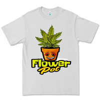 Dove Grey flower pot funny weed Premium Tee - artisFamous