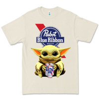 Bone Baby Yoda Hugs Pabst Blue Ribbon Beer Premium Tee - artisFamous