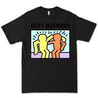 Black best buddies Premium Tee - artisFamous