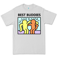 Dove Grey best buddies Premium Tee - artisFamous