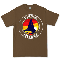 Cacao dingle ireland vintage sailboat 70s retro sunset Premium Tee - artisFamous