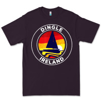 Plum dingle ireland vintage sailboat 70s retro sunset Premium Tee - artisFamous