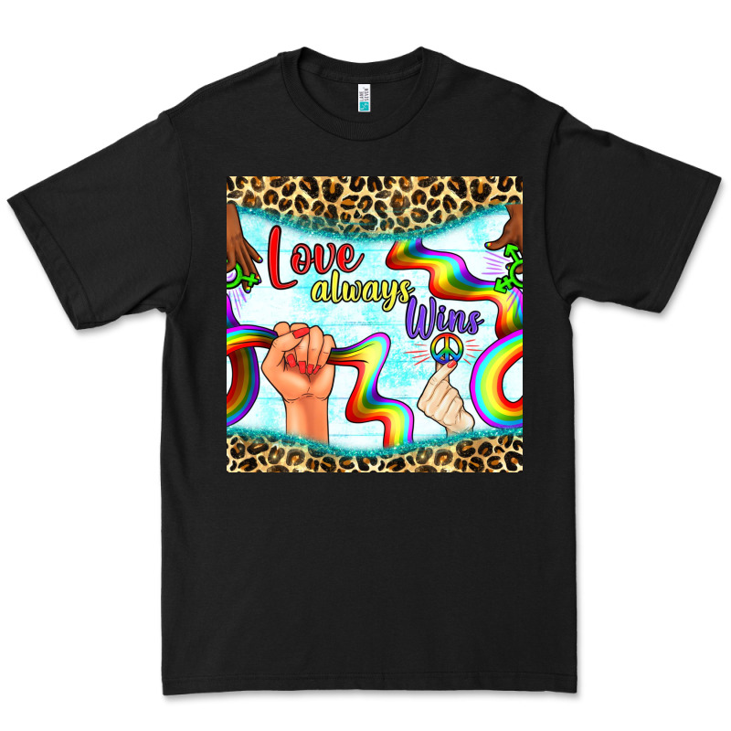 Pride Lgbtq Love Always Wins Peace Gender Symbol Premium Tee by BundleAndBundleShop | Teevron