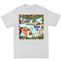 Dove Grey Pride lgbtq love always wins peace gender symbol Premium Tee - BundleAndBundleShop