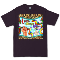 Plum Pride lgbtq love always wins peace gender symbol Premium Tee - BundleAndBundleShop