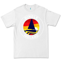 White dingle ireland vintage sailboat 70s retro sunset Premium Tee - artisFamous