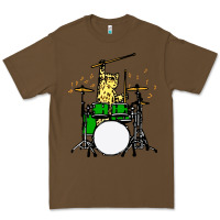 Cacao drummer cat music lover musician playing the drums Premium Tee - artisFamous