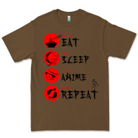 Cacao eat sleep anime repeat japanese Premium Tee - artisFamous