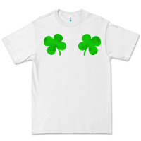 White four leaf clover Premium Tee - artisFamous