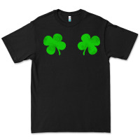 Black four leaf clover Premium Tee - artisFamous