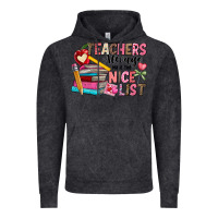 Vintage Black Teachers Always Make The Nice List Vintage Hoodie - CowhideDigitalArt