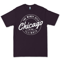 Plum chicago Premium Tee - artisFamous