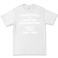 White i survived denver prohibition 2020 Premium Tee - artisFamous