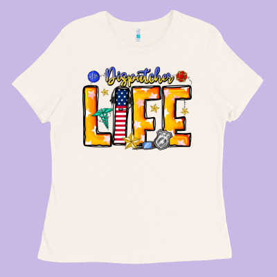 Name Tribute To First Responder Dispatchers Ladies Tee Designed By Cowhidedigitalart