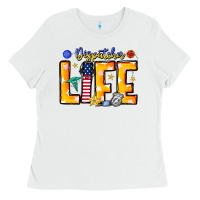 White name tribute to first responder dispatchers Ladies Tee - CowhideDigitalArt