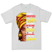 Dove Grey black history month shirt african woman afro i am the storm t shirt Premium Tee - artisFamous