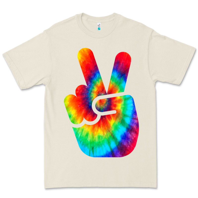 Cool Peace Hand Tie Dye T Shirt For Boys And Girls Premium Tee by artisFamous | Teevron