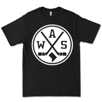 Black retro washington dc hockey Premium Tee - artisFamous