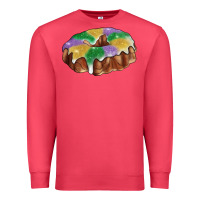 Cardinal mardi gras king cake Premium Sweatshirt - RanaPortraitStore