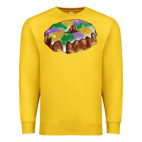 Lemon mardi gras king cake Premium Sweatshirt - RanaPortraitStore