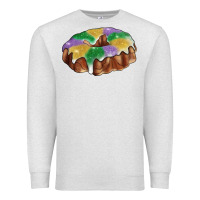 Oatmeal Heather mardi gras king cake Premium Sweatshirt - RanaPortraitStore