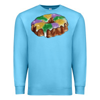 Ocean Blue mardi gras king cake Premium Sweatshirt - RanaPortraitStore