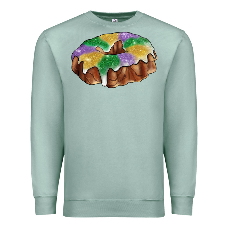 Mardi Gras King Cake Premium Sweatshirt by RanaPortraitStore | Teevron