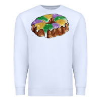 White mardi gras king cake Premium Sweatshirt - RanaPortraitStore