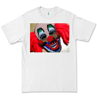 White embroidered clown Premium Tee - artisFamous