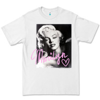 White monroe black and white pink handwriting t shirt Premium Tee - artisFamous