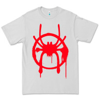 Dove Grey spiderverse miles symbol tag t shirt Premium Tee - artisFamous