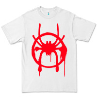 White spiderverse miles symbol tag t shirt Premium Tee - artisFamous