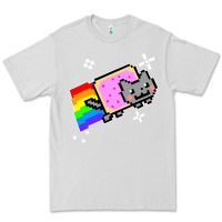 Dove Grey nyan cat t shirt Premium Tee - artisFamous