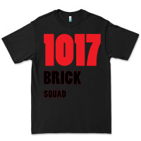 Black 1017 Brick Squad Black Red Premium Tee - artisFamous