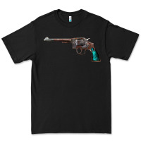 Black Revolver Handgun Premium Tee - artisFamous