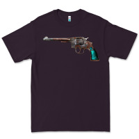 Plum Revolver Handgun Premium Tee - artisFamous