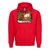 Red Christmas cookies buffalo plaid Zipper Hoodie - Jasminsmagicworld