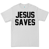 Dove Grey jesus saves christian faith trust in god lord christ Premium Tee - artisFamous