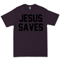 Plum jesus saves christian faith trust in god lord christ Premium Tee - artisFamous