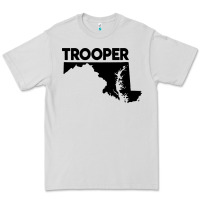 Dove Grey maryland state trooper Premium Tee - artisFamous