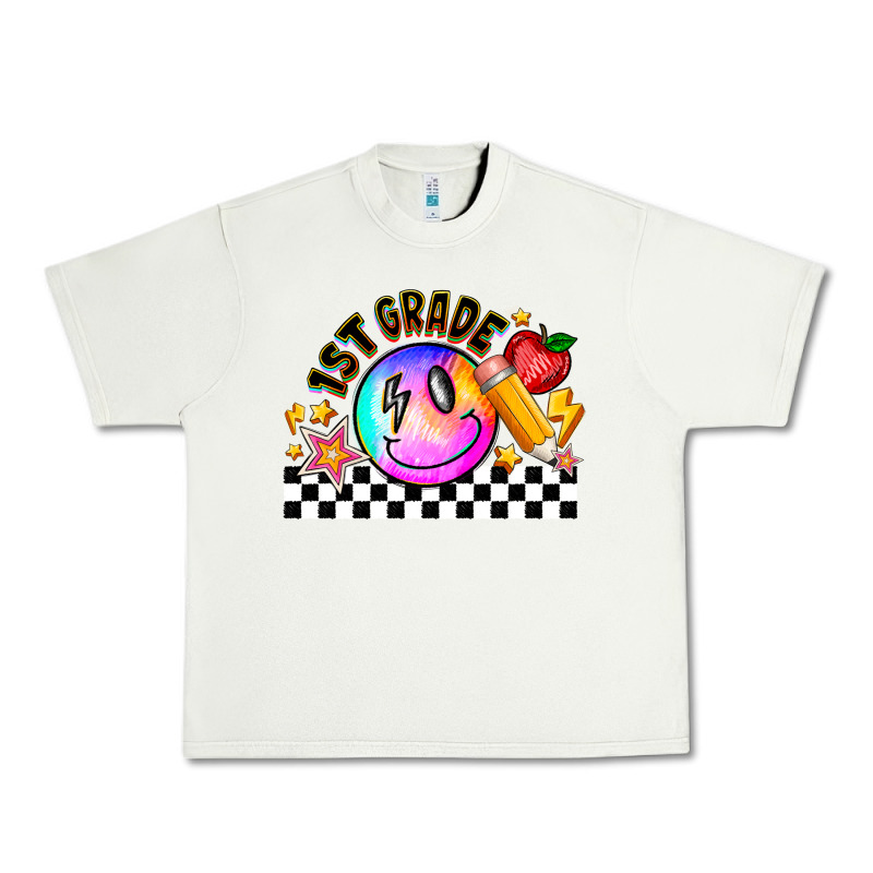 1st Grade Urban Heavy Tee by CowhideDigitalArt | Teevron