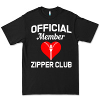 Black open heart surgery zipper club bypass get well recovery gift Premium Tee - artisFamous
