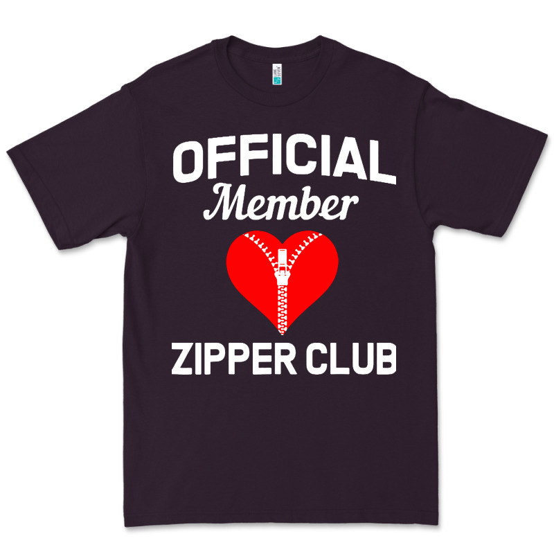 Open Heart Surgery Zipper Club Bypass Get Well Recovery Gift Premium Tee by artisFamous | Teevron