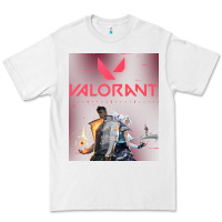 White valorant gaming design Premium Tee - artisFamous
