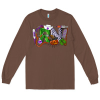 Chestnut Halloween RN Registered Nurse Long Sleeve Tee - LillyAllenDesigns