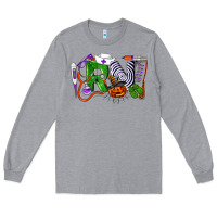 Heather Grey Halloween RN Registered Nurse Long Sleeve Tee - LillyAllenDesigns